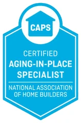 CAPS Certified Aging-in-Place Specialist (NAHB): zertifizierte Spezialistin für Wohnraumanpassung (USA)